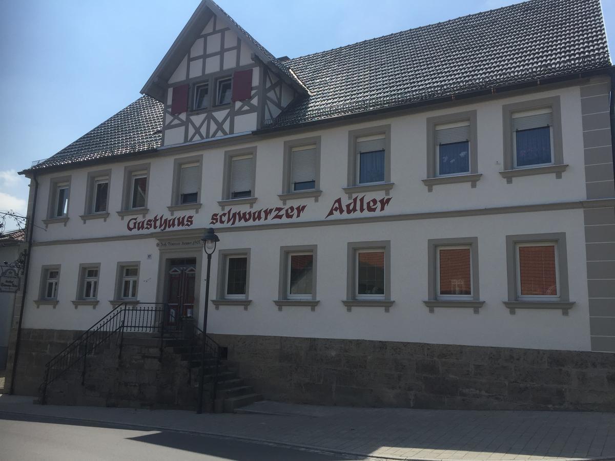 Landgasthof Zum Schwarzen Adler Markt Nordheim Екстер'єр фото